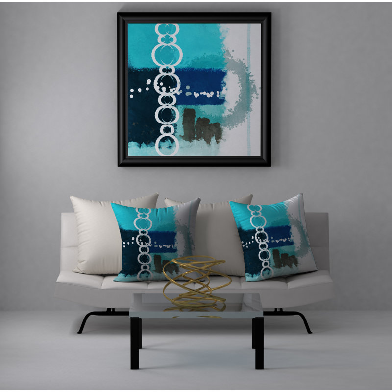 Housse de coussin carrée/insert, 20 po X 20 po