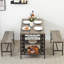 Ensemble de table de salle à manger pour 4 personnes, ensemble de table de cuisine pour 4 personnes avec 2 bancs, ensemble de table de salle à manger rectangulaire avec support à vin, ensemble de table de salle à manger 3 pièces pour petit espace-1839541200-1839541205-1839541211