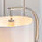 Polson 45cm Silver Arched Table Lamp