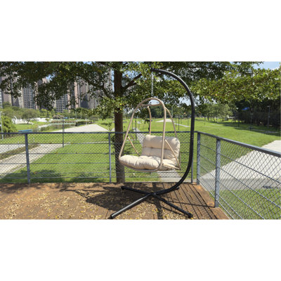Fauteuil pivotant avec support en C