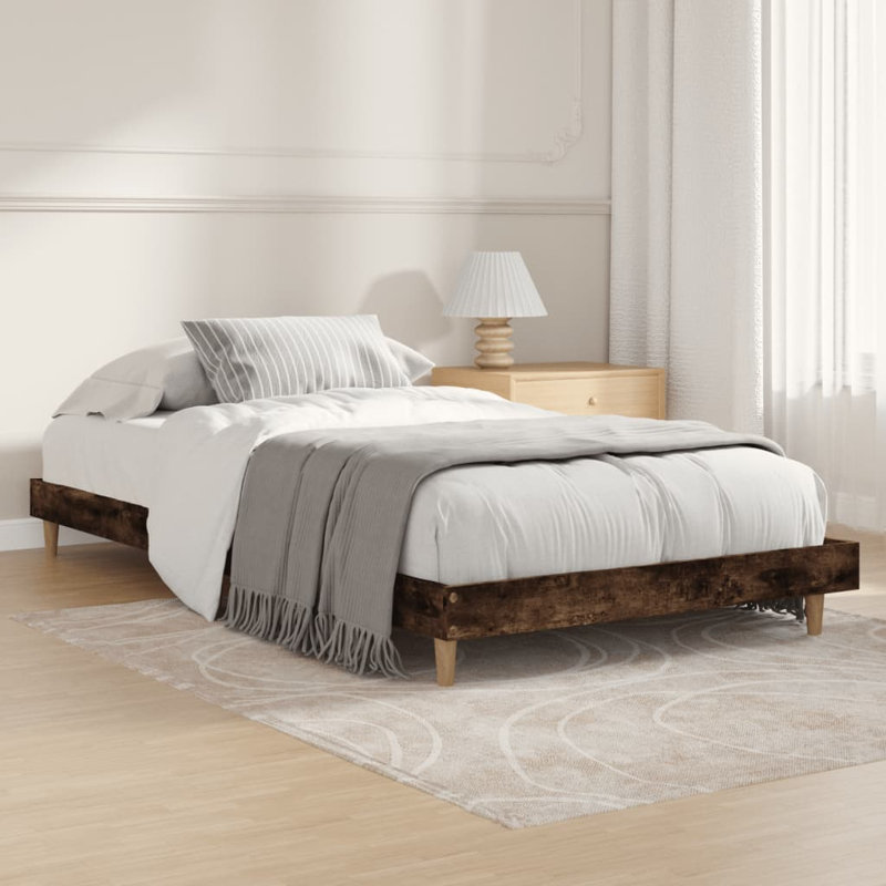 Brotherhood Bed, Smoked Oak, 90 x 200cm