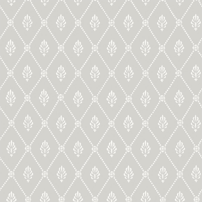 Anthology Alma Geometric Wallpaper Roll, Gray