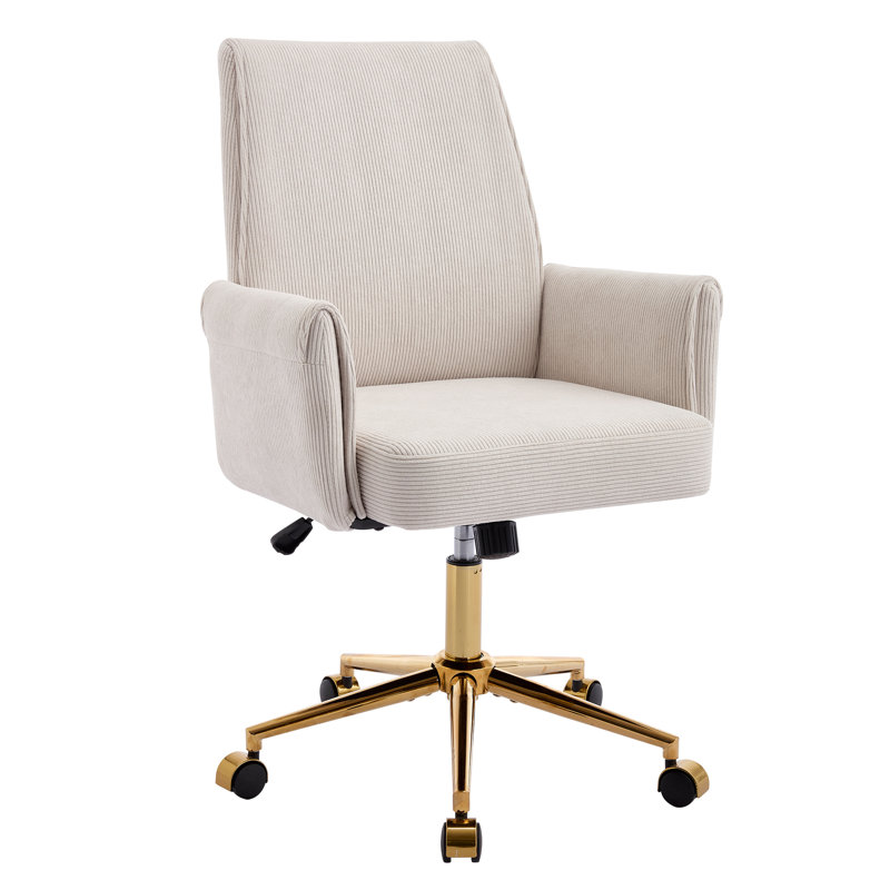 La chaise de bureau relevable à dossier moyen, en tissu rayé et ergonomique, est un excellent choix pour travailler, étudier ou se détendre. La conception à dossier moyen offre une meilleure expérience d'assise, blanc