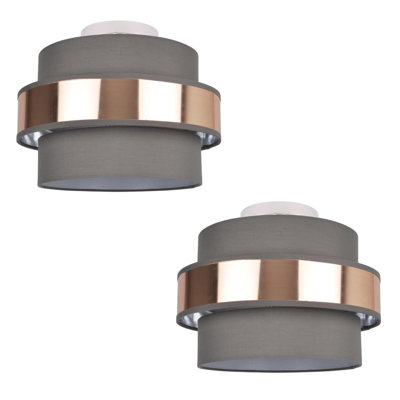 Cainhoe Fabric Semi Flush Mount