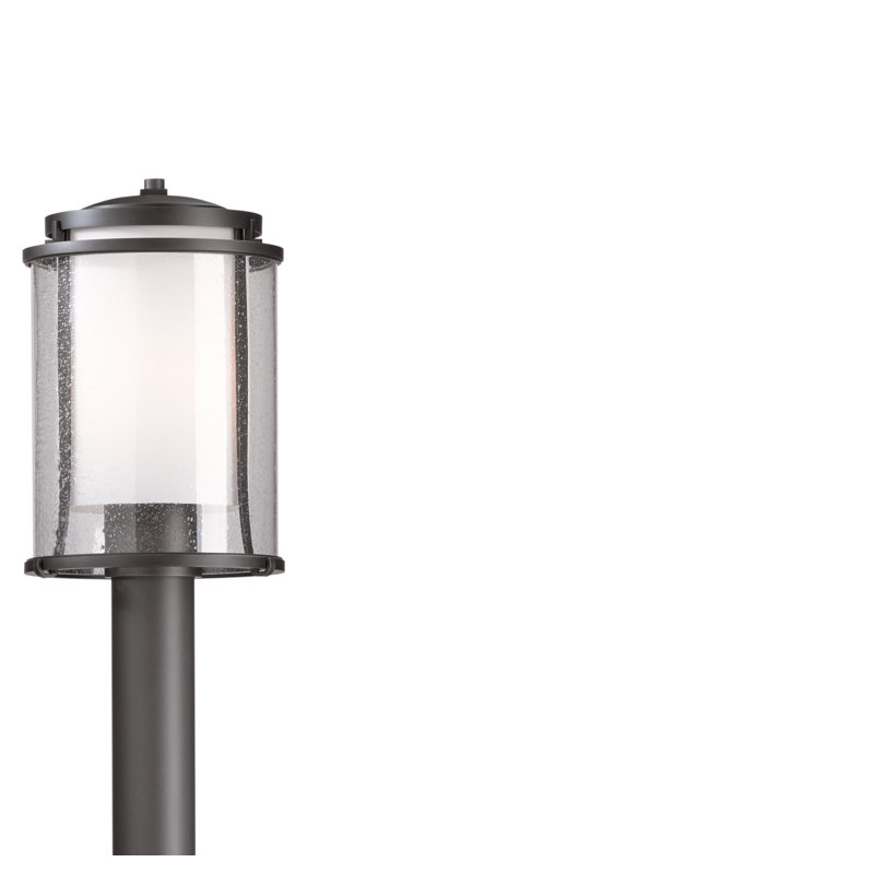 Tête de lanterne d'extérieur 1 lumière Meridian, Noir bord de mer