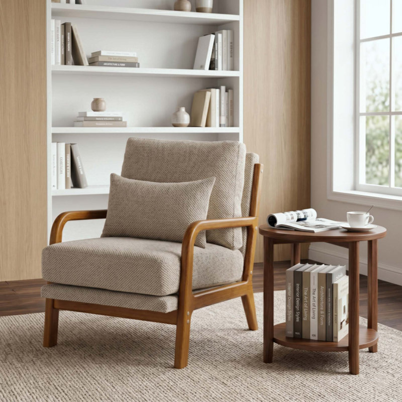 Chaise longue en bois, Camel