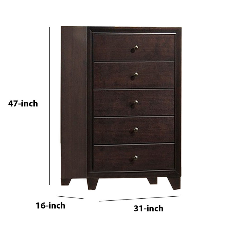 Commode 5 tiroirs Alkire