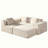 Lacrosse Modern Style Power Recliner Sectional With Bluetooth Speaker And LED Made With Wood & Metal In Gray(NJ INVENTORY)