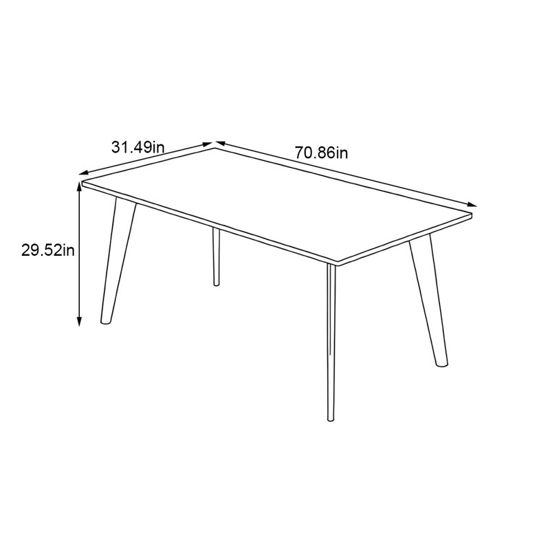 Wayland, 29.52"H x 70.86"L x 31.49"W
