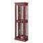 Armoire de salle à manger avec tablettes réglables et panneau arrière en miroir Ahriya-540451007