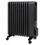 Russell Hobbs Rhofr2500-m-d 2.5kw 11 Fin Digitial Oil Filled Radiator W/ M-shaped Fins In Graphite