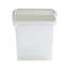 Wham Clip Square Plastic Storage Boxes with Secure Clip Lock Lids Clear/Stone/Slate Grey-1358183933-1358183928