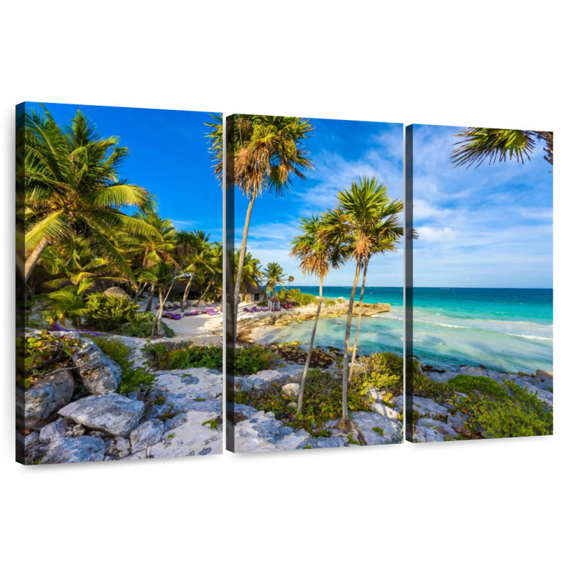 Gillard Cancun Virgin Beach, 32" H x 50" W