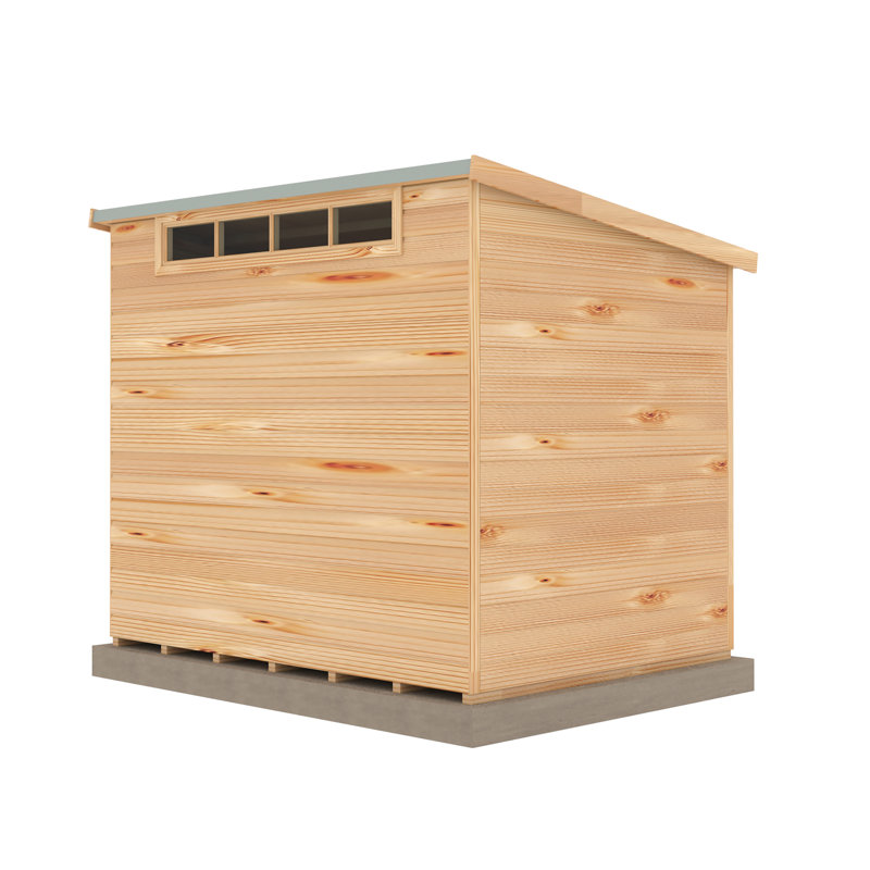 8 ft x 6 ft Pent Security Shed