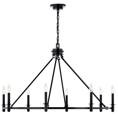 Steel Dimmable Chandelier