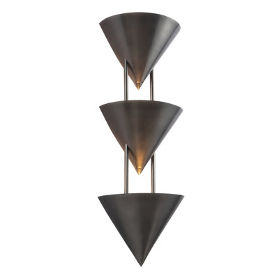 Versus 28-in Brass Wall Sconce