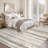 Modern Geometric Area Rug Moroccan Washable Low Pile Carpet Non-Slip Abstract Pattern Soft Floor Mat-91237513-80614696