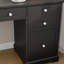 Bureau d'ordinateur 60 po avec rangement, bureau à domicile en bois avec tiroir et armoire