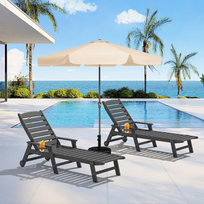 Chaise longue d'extérieur Swann