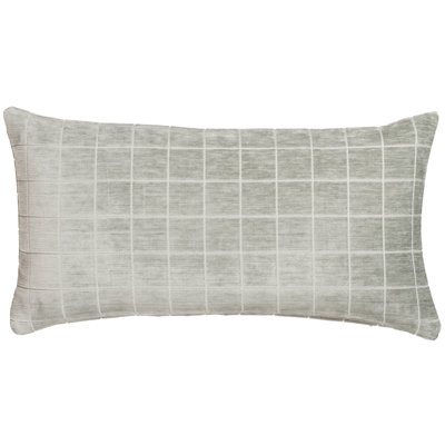 Otterville Velvet Grid Lumbar Pillow
