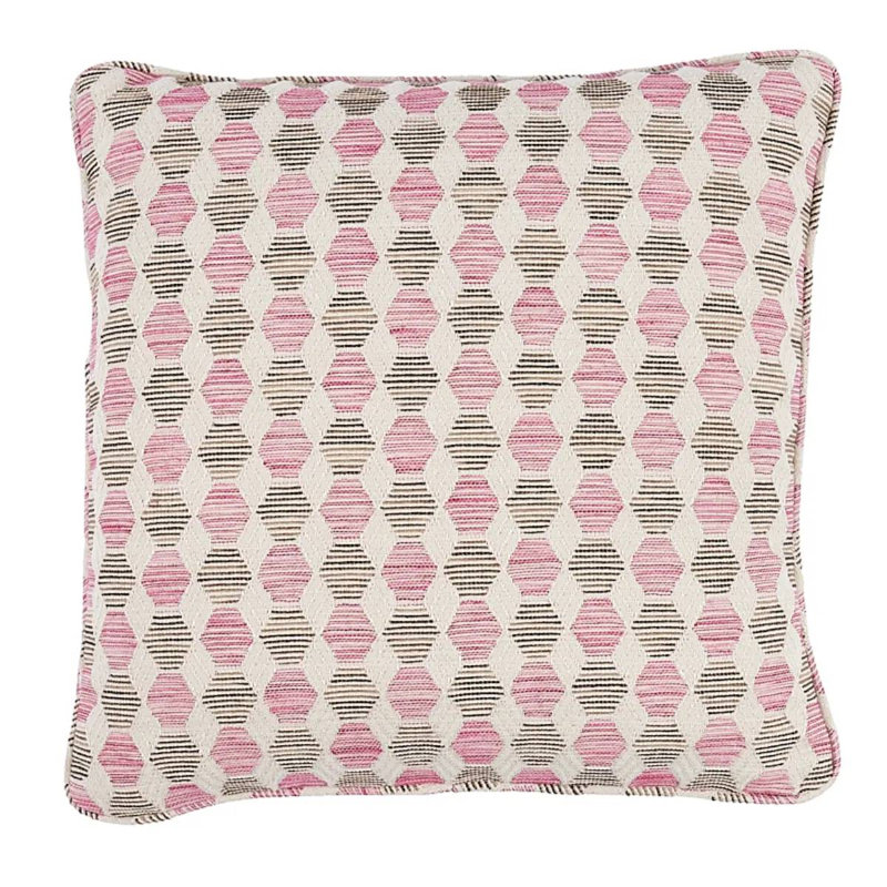 Coquina Pillow, 22" x 22", Pink