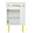 21.6" White Bathroom Vanity
