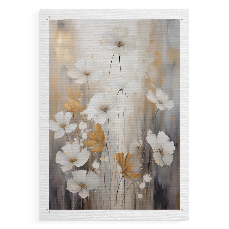 FLORAL Series CCCCXV - Impression sur toile seulement - NON CADRE, H 12 po x l 8 po