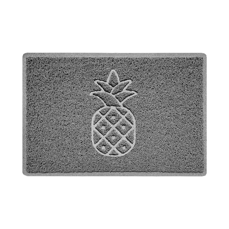 Non-Slip Indoor Doormat, 1.2cm H x 40cm W x 60cm L, Grey