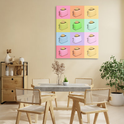 Toile Golden Collo Toaster Collage, design par Lish Creative