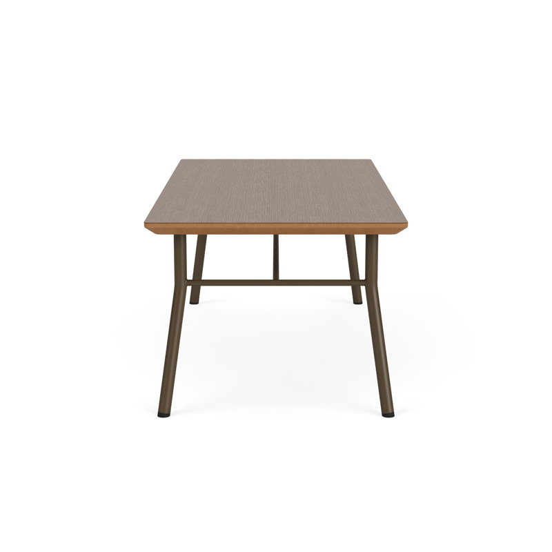 Lesro Table basse Mystic, Grey Wood, Bronze