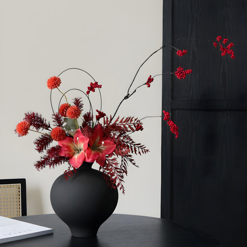 Ornements de fleurs simulées