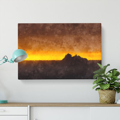 Bandon Beach At Sunset - Wrapped Canvas Painting
