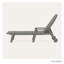 Chaise longue avec accoudoirs et roulettes Lakeside POLYWOOD-9706120