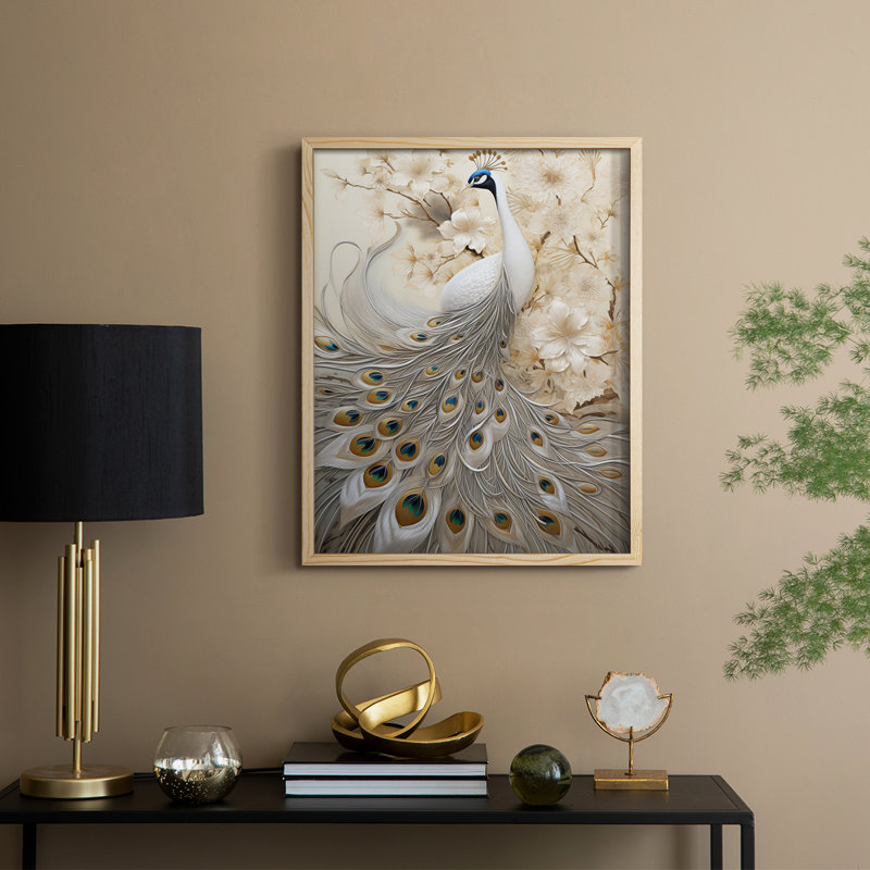 ANIMALS Series CCXL III, reproduction encadrée - bois massif, 15'' H x 12'' W