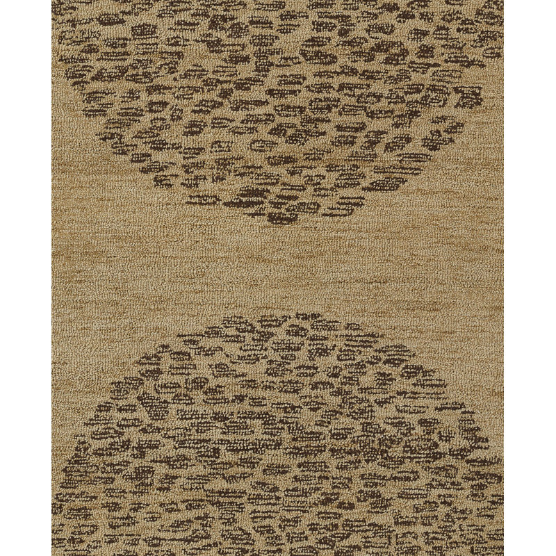 Corrigan Studio® Drako Hand Tufted Wool Natural Area Rug 5'' X 8'', Rectangle 2' x 3'