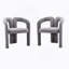 Ensemble confortable de chaises d'appoint rembourrées en velours pour divers espaces-1672024913