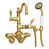 Unlacquered Satin Brass