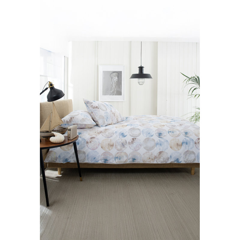 Shell Mother Of Pearl 100% Cotton Duvet Cover Set Cotton Abstract Duvet Cover Set with Pillowcases