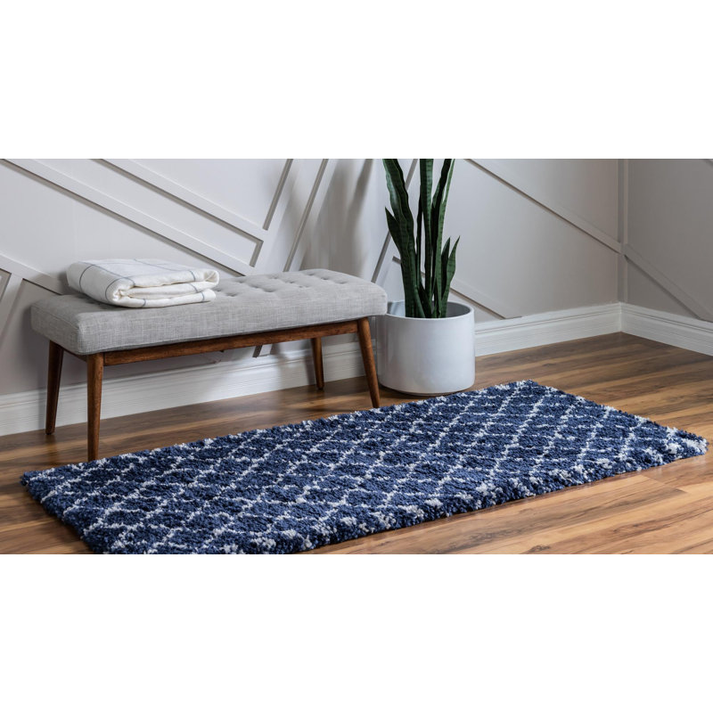 Burkart Shag Area Rug, Runner 79 x 305cm
