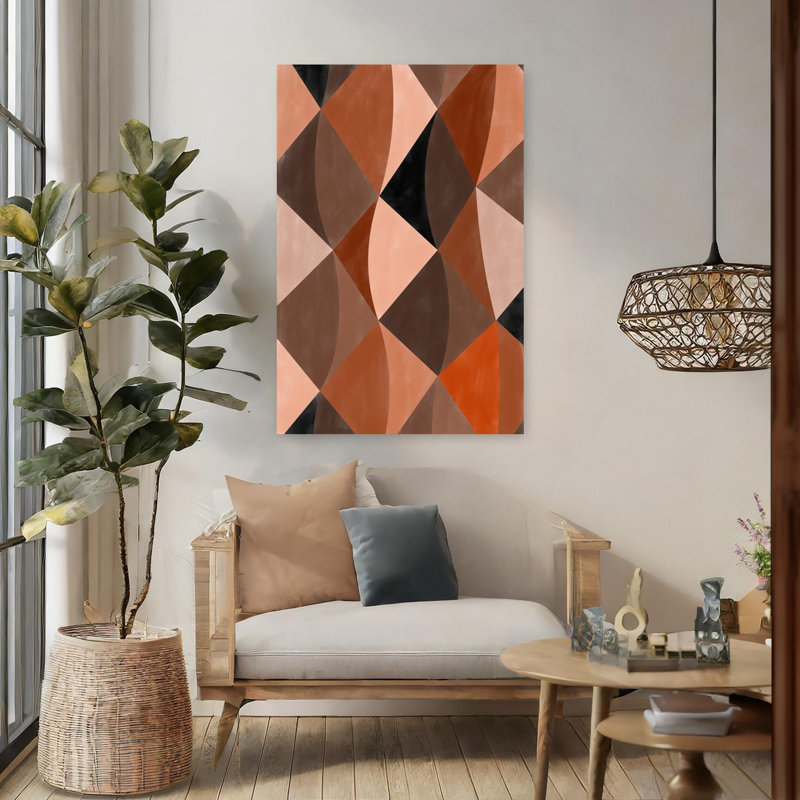 Art contemporain, art contemporain abstrait, H 48 po x l 32 po