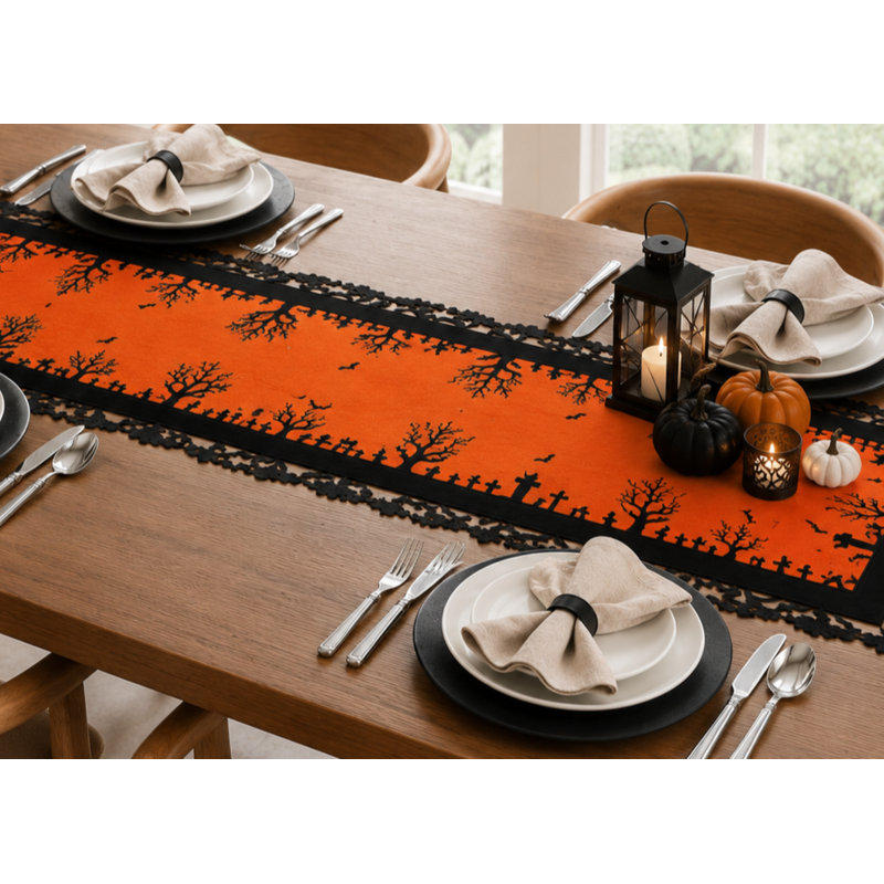Chemin de table Hallows, L 54 po x l 15 po