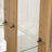 2 Doors Curio Cabinet With Tempered Glass Doors Cabinets With Mirrored Back Panel And Adjustable Shelves-1875527229-1852791101