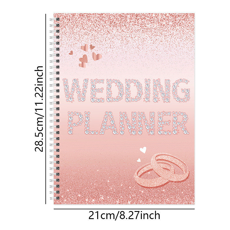 Note Book Wedding Planning Record Book  Wedding Plan Formulation Book Coil Notebook