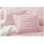 Ensemble d'édredon 5 pièces double / grand rose uni