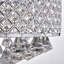 Plafonnier semi-encastré de type lustre cylindrique de 15 po à quatre lumières Aylana