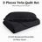 Microfiber Embossed Oversized Modern & Contemporary Bedspread Set With Shams-124114362-124114356