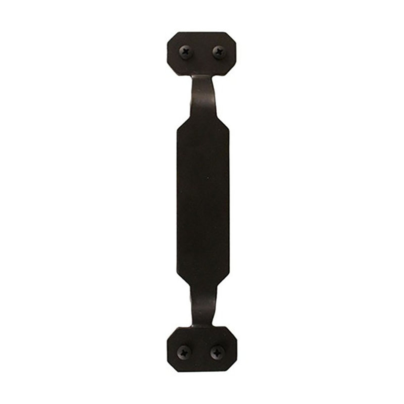 Poignée de porte rectangulaire, Noir
