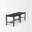 Banc en cuir et bois massif Ursulina-102438183