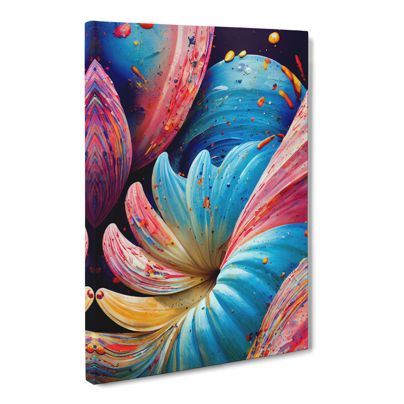 Seashell Splatter Vol.2 - Wrapped Canvas, 50cm H x 35cm W x 3cm D