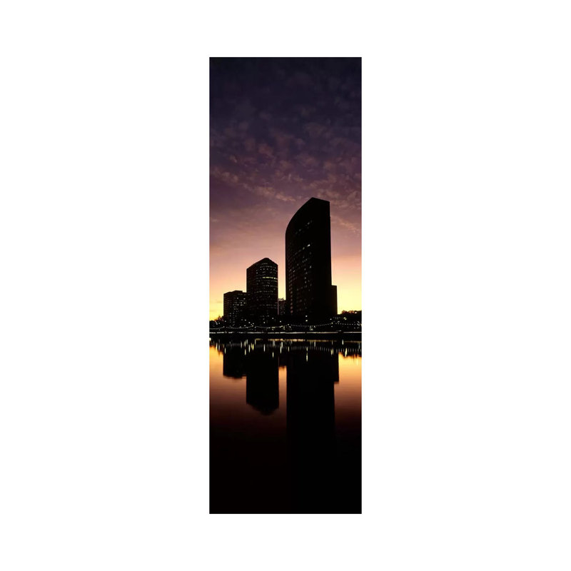 Buildings At The Waterfront - Wrapped Canvas Panoramic Print, 30.48 cm H x 91.44 cm W x 1.91 cm D